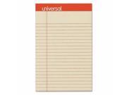 Universal Fashion Colored Perforated Ruled Writing Pads UNV35891