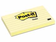 Post it Notes Original Pads in Canary Yellow MMM635YW