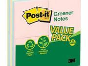 Post it Notes Greener Original Recycled Note Pads MMM654RP24AP