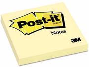 Post it Notes Original Pads in Canary Yellow MMM654YW
