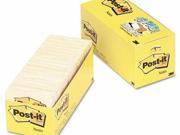 Post it Notes Original Pads in Canary Yellow MMM65418CP