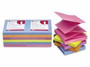 Universal One Fan Folded Self Stick Bright Color Pop Up Note Pads UNV35611