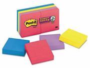 Post it Notes Super Sticky Pads in Rio de Janeiro Colors MMM6228SSAU