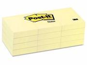 Post it Notes Original Pads in Canary Yellow MMM653YW