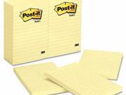 Post it Notes Original Pads in Canary Yellow MMM660YW