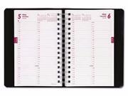 Brownline Essential Collection Daily Appointment Book REDCB800BLK