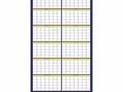 House of Doolittle 100% Recycled Reversible Yearly Wall Planner HOD3974