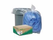 Earthsense Commercial Linear Low Density Clear Recycled Can Liners WBIRNW4015C