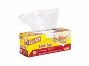 Glad Fold Top Sandwich Bags CLO60771