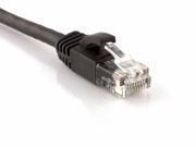 15ft Black Cat6 Patch Cable UTP Snagless PC6 15F BLK S