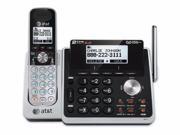 AT T 2 LINE CORDLESS W ANSWERING SYSTEM TL88102