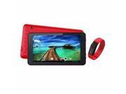 7 Tablet And Red Fitband SC 6207FitRD