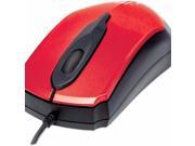 USB WIRED MOUSE RED 179430