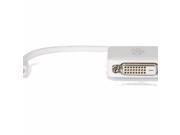 C2G 8In Mini Displayport Male To Single Link Dvi D Female Adapter Converter White Video Converter White 54312