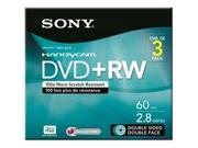 SONY 3DPW60DSR2HC DVD RW X 3 2.8 GB STORAGE MEDIA 3DPW60DSR2HC