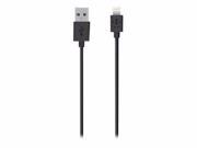 BELKIN CHARGE SYNC CABLE IPAD IPHONE IPOD CHARGING DATA CABLE LIGHTNING USB 10 FT F8J023BT3M BLK