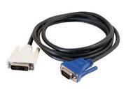 C2G 2M DVI MALE TO HD15 VGA MALE VIDEO CABLE 6.6FT DISPLAY CABLE 6.6 FT 26954
