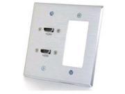 C2g Complete An In wall Hdmi Cabling Installation With This Wall Plate Featuring Fle 39709