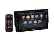 7 Single DIN In Dash DVD Receiver with Detachable Touchscreen Monitor Bluetooth R Enabled SD714B