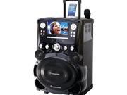 Professional DVD CD G MP3 G Bluetooth R Karaoke System with 7 TFT Color Screen Tote Wheels GP978