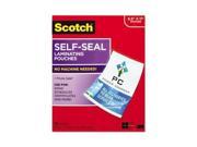 Scotch Self Sealing Laminating Pouches MMMLS85425G