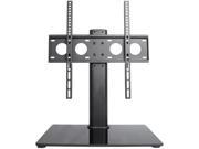 VIVO Universal Economic LCD Flat Screen TV Table Top Stand w Glass Base for 32 to 47 T.V. STAND TV00J