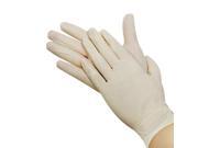 Itemship 100pcs Household disposable latex gloves rubber experiment check rubber labor household check beauty protective gloves Size: M Gender: Unisex