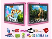 10PCS/Lot 7''Android 4.2 tablet pc Allwinner A23 Dual Core Capacitive Screen 512M 4GB Dual camera Big Battery DHL Free Shipping