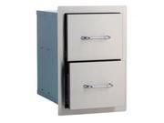 Bull Outdoor Double Drawer Stainless Steel