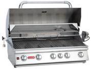38 Inch 5 Burner CR 57568 Brahma Stainless Steel Natural Gas Grill