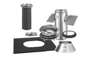 6 MetalBest Pitched Ceiling Support Kit Stainless