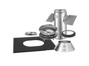 8 MetalBest Pitched Ceiling Support Kit Stainless