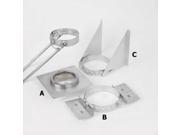 6 Secure Temp Anchor Plate Galvalume With Stainless Collar