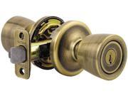 Kwikset Abbey Signature Series Vestibule Locksets Antique Brass