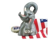 GOP Republican Party Elephant Cast Iron Bottle Opener