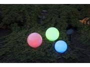 Solar Powered Color Changing LED GardenGlo Orbs