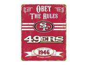 Party Animal VSSF Forty Niners Vintage Sign