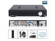 8 Channel HDMI Full D1/960H H.264 CCTV Security Camera Video Recorder Cloud DVR Black Support Cloud System For Remote Access/Support HDMI Output