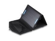 FLOUREON Foldable Universal External Mobile solar Charger Solar Panel 16W for for iPhone 5S 5 iPad Air Samsung Galaxy Series Phones Android Phone and Tablet GPS
