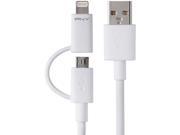 PNY 2in1 Micro USB Lightning Charge Sync Cable