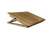 Macally Wooden Bamboo Laptop Cooling Fan Table Stand for Laptops MacBook s up to 17 ECOFANPRO2