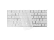 Macally Keyboard Cover Skin for Apple Wireless Magic Keyboard Ultra Thin Clear Soft Tpu Type Dust Proof Protector