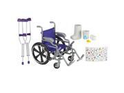 UPC 682303018113 product image for Journey Girls Wheelchair and Crutch Set | upcitemdb.com