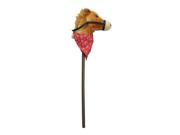 UPC 846344005338 product image for Toys R Us Plush 34 inch Stick Horse with Sound - Light Brown | upcitemdb.com