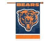 The Party Animal NFL Indoor Outdoor 2 Sided Banner Flag Chicago Bears