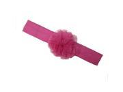 Fao Schwarz Girls Pink Rosette Mesh Headwrap