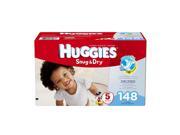 Huggies Snug & Dry Size 5 Diapers Mega Pack - 148 Count