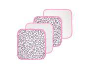 UPC 022266123774 product image for Just Born's 4 Pack Washcloth - Leopard | upcitemdb.com