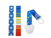 UPC 885131620774 product image for NUK 3-in-1 Fashion Pacifier Clip 3-Pack - Boys | upcitemdb.com