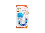 UPC 602519718041 product image for Petite Creations BPA Free Soft Silicone Pacifier Holder - Blue Star | upcitemdb.com